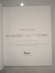 India Hicks: An Entertaining Story | 2020 Hardcover | Rizzoli | Brooke Shields