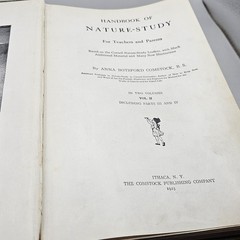Handbook Of Nature-Study By Anna Comstock 1911 Published 1923