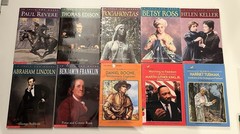 Lot of 10 In Their Own Words and The Story of Scholastic Reference Biographies