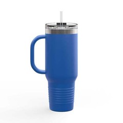 Wildlife-Inspired Insulated Travel Mug – 40oz with Bison Design