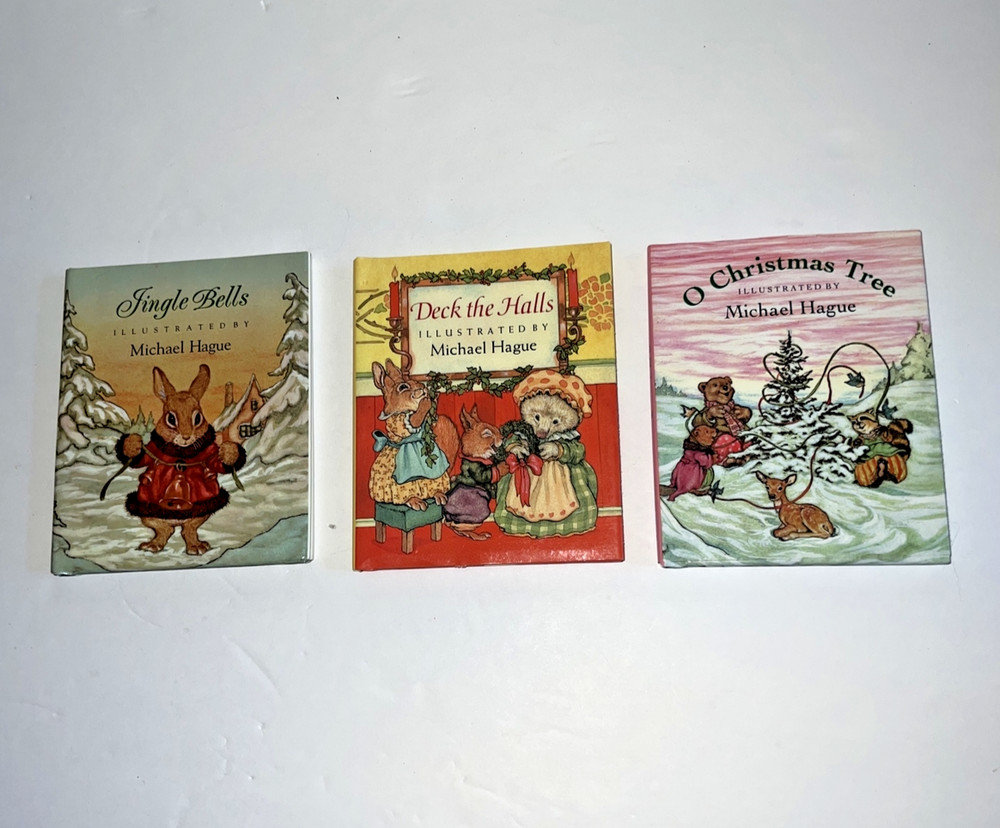 Mini Christmas Books illustrated by Michael Hague – First Edition Set of 3