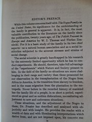 The Negro Family in the United States by E. Frankin Frazier HC 1946