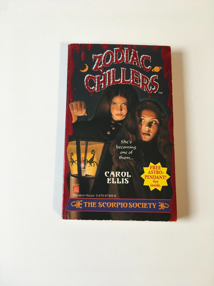 Zodiac Chillers Scorpio Society Carol Ellis 1995 1st Splinter Edition Paperback