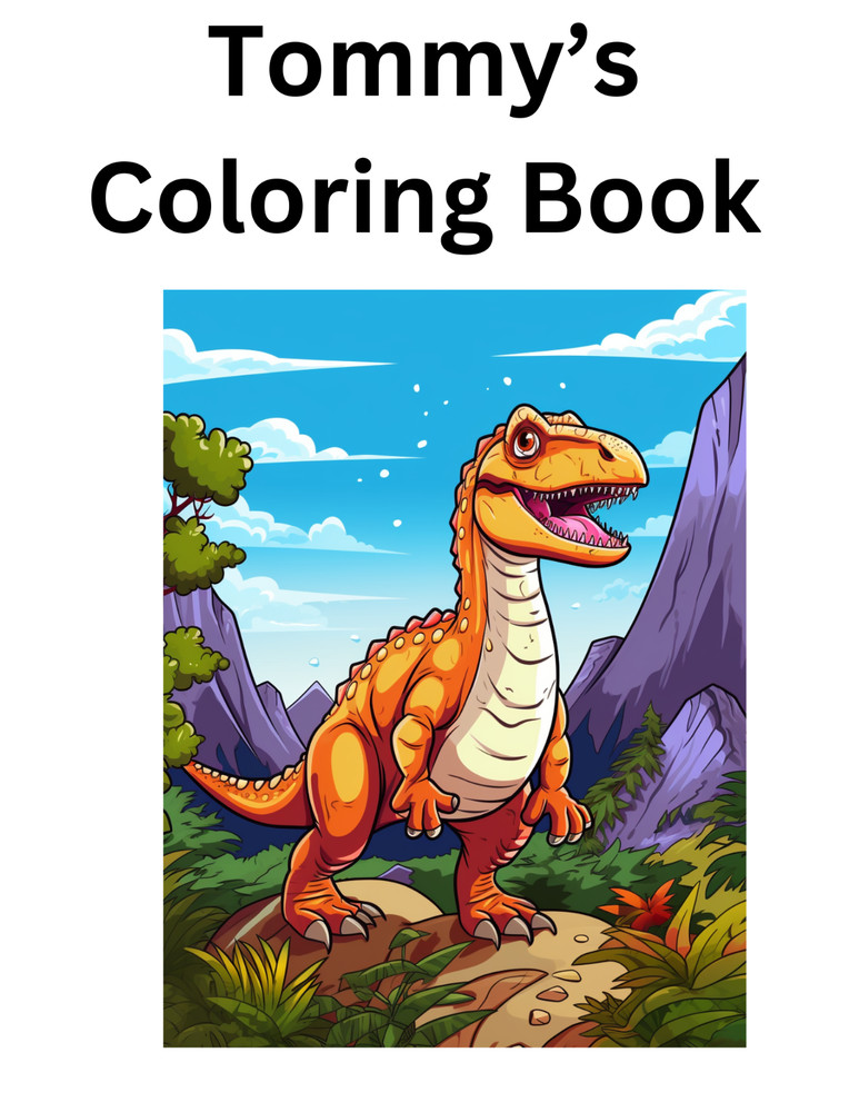 „Cute Dinosaur Coloring Book fun for allFun, Creative & Relaxing Art Pages