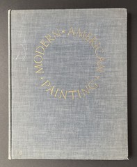 1940 „MODERN AMERICAN PAINTING” Hardcover Cloth Vintage Book Color Illustrations