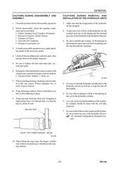 TAKEUCHI TB1140 Hydraulic Excavator Service Manual SN 51400007 Up, FOLDOUTS