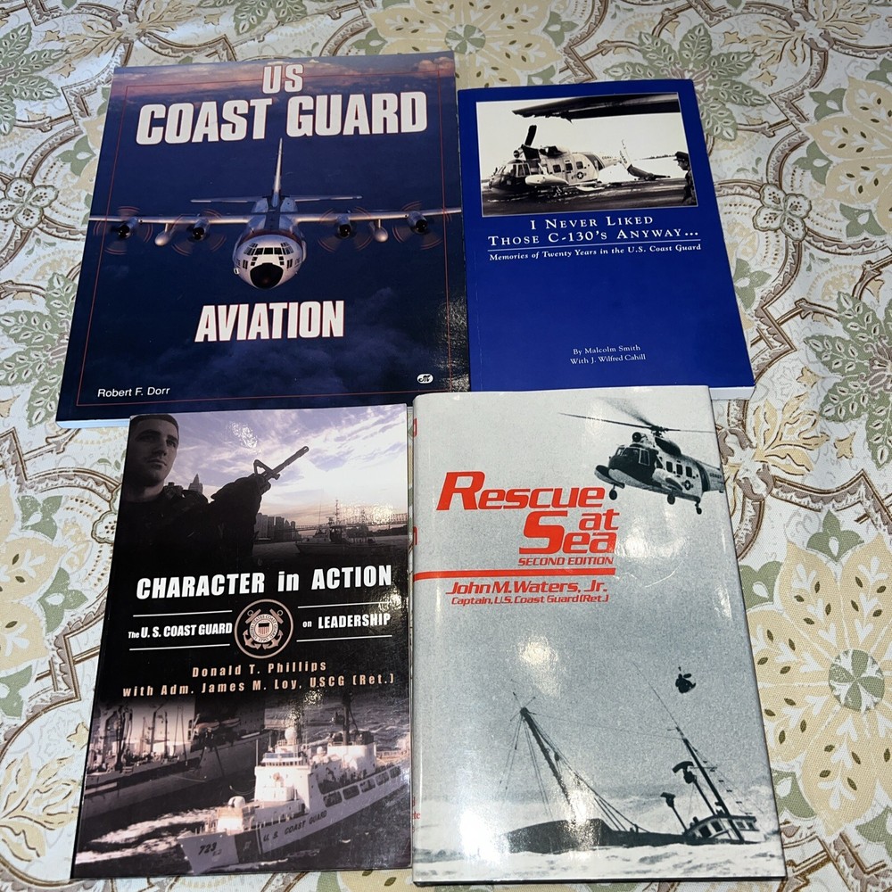 Lot Of Four Coast Guard Books