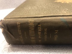 Smithsonian 5th Annual Ethnology 1883-1884 Burial Mounds, Cherokee Nation Maps