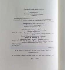 Will in the World : How Shakespeare Became Shakespeare By Greenblatt Signed