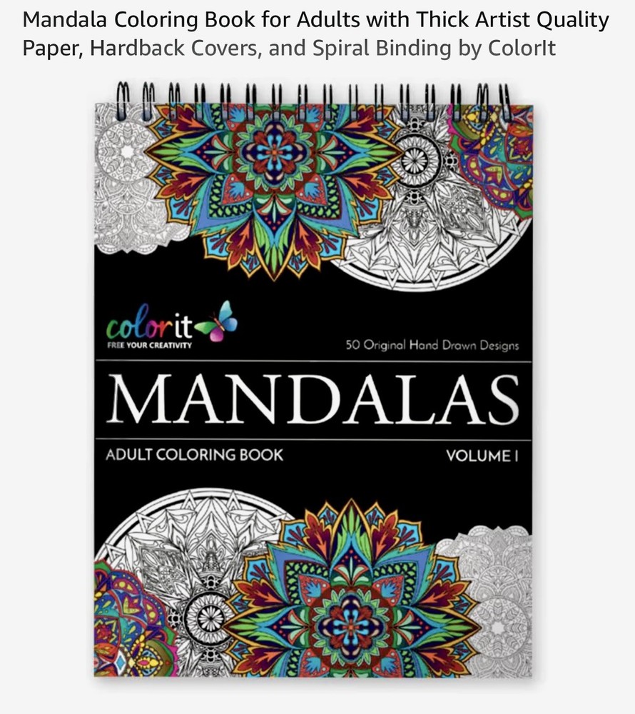 Color It Mandalas to Color Volume 1 – 50 Designs