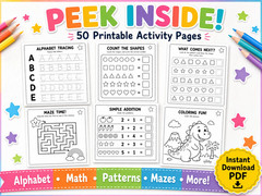 DIGITAL Make learning fun and exciting with the Little Learners Activity Book!