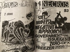 400 Punk Rock Flyers Book – Minor Threat, Bad Brains, Circle Jerks, Misfits FEAR