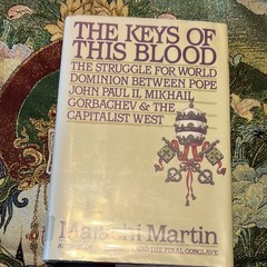 The Keys of This Blood Malachi Martin HC 1990 Simon & Schuster Dust Jacket