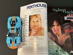PENTHOUSE Magazine August 2001 Issue – Ava Vincent – The Wall – Miriam & Claudio