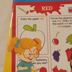 Little People Colors & Shapes Activity Workbook Paperback Illustrated Ages 4-8