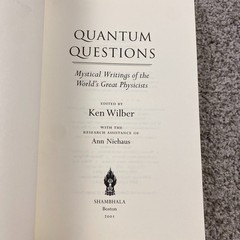 KEN WILBER Lot (9) 8 Books & DVD Set Quantum Questions Essential In Dialogue ++