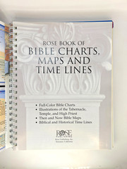 Rose Book of Bible Charts Maps & Time Lines Spiral Bound 2005 Full Color