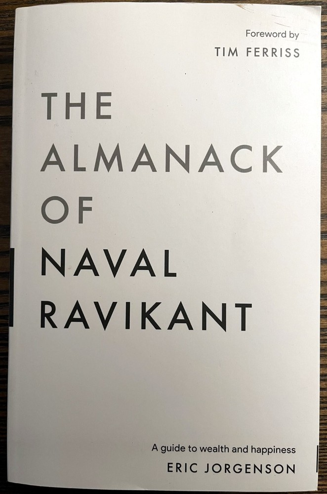 The Almanack of Naval Ravikant by Jorgenson 2020 Self-Help Business Magrathea:VG