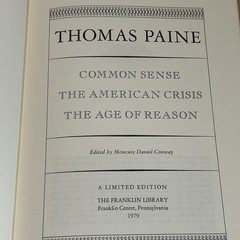 The Franklin Library ~ Limited Edition ~ 1979 ~ Thomas Paine ~ Selected Writings