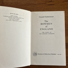 The Storty Of English Longbow 1967 Hardcover Donald Featherstone
