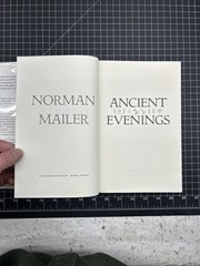 „Ancient Evenings” by Norman Mailer, Little, Brown, 1983, First Edition, HC/ DJ