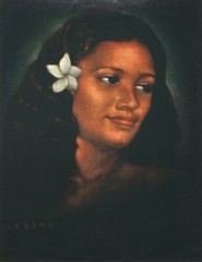 LEETEG, BABES, BARS, BEACHES, and BLACK VELVET ART; author signed, nudes,Tahiti