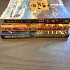 Adriana Trigiani Paperback Lot Big Stone Gap Big Cherry Holler Milke Glass Moon