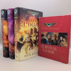 Kane Chronicles 1-3 Hardcover Rick Riordan + Survival Guide