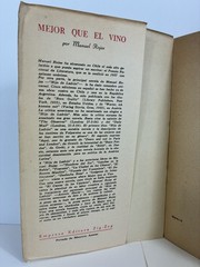 Manuel Rojas – Mejor que el Vino – 1958 Chilean Edition – Vintage Spanish Novel