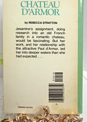 Vintage Harlequin Romance #2018, Chateau D’Armor by Rebecca Stratton, A552