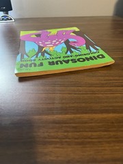 Dinosaur Fun Coloring and Activity Book 1987 Vintage Like New
