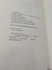 The UFO Guidebook ASPECT OF OFOLOGY by Simon Mennick & Norman J. Briazack 1978
