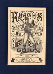 1886 REACH’S A.A. BASEBALL GUIDE ~ 1989 Horton P.C. | 180 pages ~Scarce REPRINT!