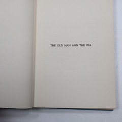The Old Man and the Sea Ernest Hemingway 1952 1st Edition Charles Scribner’s
