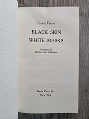 Black Skin White Masks Frantz Fanon 1968 4th Printing Paperback Grove