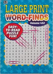 5 New Large Print Word-Finds Puzzle Books Kappa Games Vol #431-451 ~ Search,Hunt