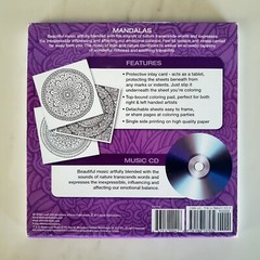 Color with Music – Mandalas coloring book with Relaxation Music CD