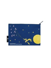 The Little Prince Pouch, 9″ W x 6″ H, 100% cotton canvas, Zipper enclosure