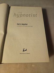 2009, „The Hypnotist” The Joona Linna Series By Lars Kepler Hardcover Book