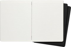 Moleskine Cahier Journals, Soft Cover, XL (7.5″ x 9.5″) Ruled/Lined, Black, 1…