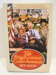 The Frugal Gourmet Cooks American by Jeff Smith (1987, Hardcover) Dust Jacket