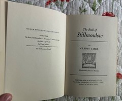 ViNTAGE HB Gladys Taber, The Book of Stillmeadow, 1984 reissue of 1948 book