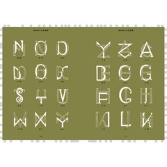 Old Style Alphabet Lettering of Japan Revised ed. SEIGENSHA