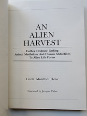 An Alien Harvest Further Evidence Linking Animal Mutilations And Human Abduction