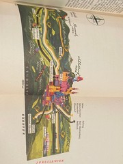Vintage 6.5″ Travel in Austria Book Vinyl Cover w/Fold Out Maps *Pre-Owned* BSDS