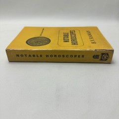 Notable Horoscopes B.V. Raman 1981 Fifth Printing Astrology IBH PB