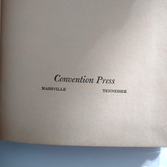 Convention press VTG Lot Of 9 Books Southern Baptist Church Study Course Gospel