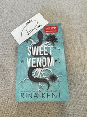 Sweet Venom Rina Kent Target Exclusive Edition Sprayed Edge Signed Bookplate