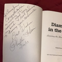 Diamond in the Dark SIGNED First Edition Abuse Memoir. Military Wives.