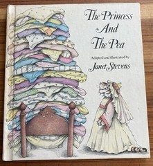 The Princess and the Pea Janet Stevens HC Weekly Reader Illus. Fairy Tales 1982
